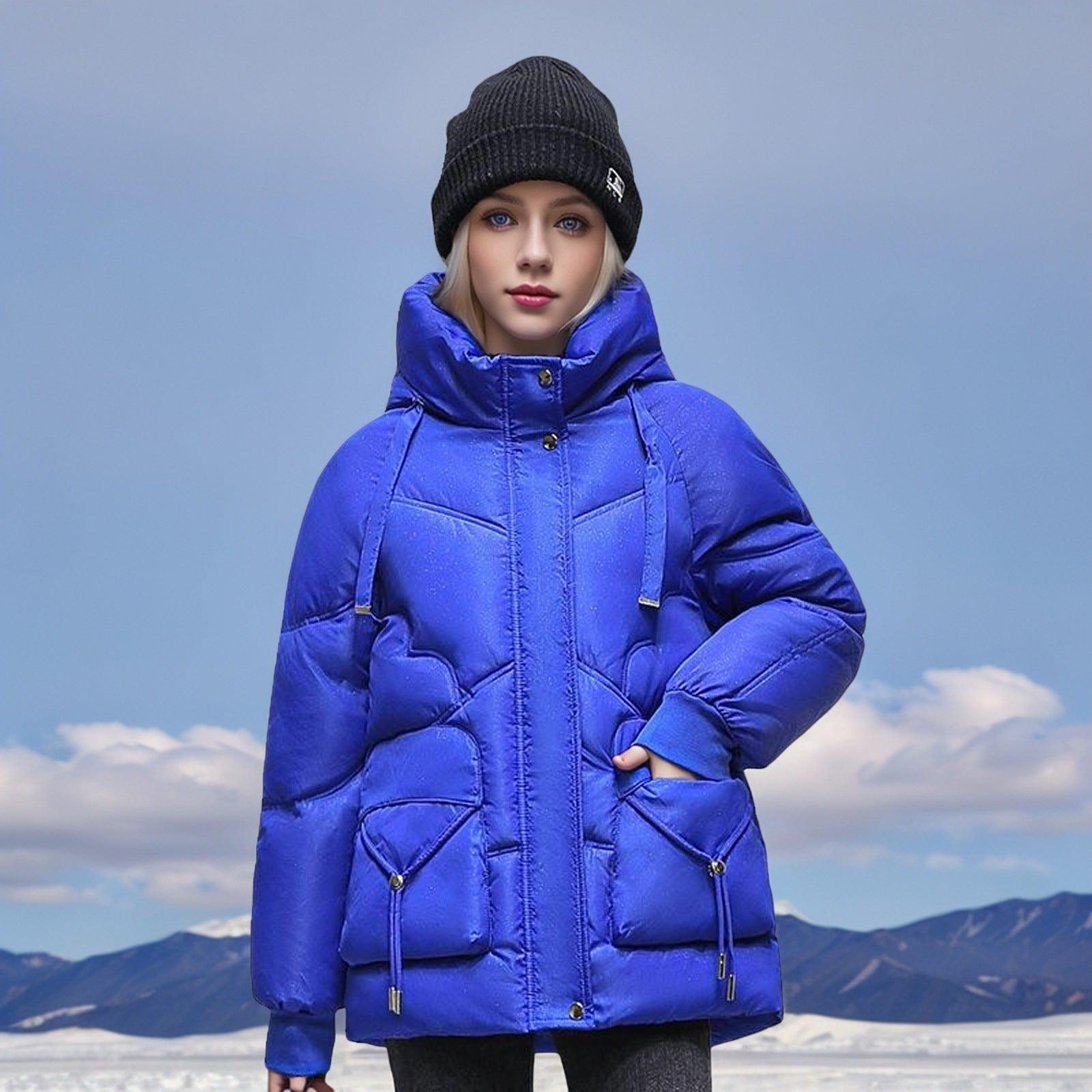 Winter Down Cotton Jacket Korean Loose Thick